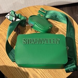 Steve Madden Vibrant Green Belt Bag Set